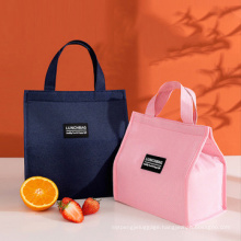 Promotional Food Delivery Thermal Insulated Large Cooler Tote Bag with Thick Cotton Rope